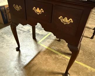 Queen Anne Style Mahogany Lowboy