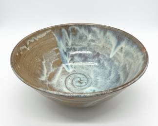 Large Studio Pottery Bowl by Leagnes Robbins, NC
