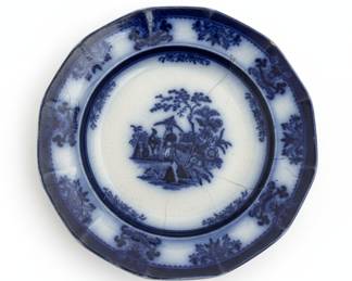 Flow Blue Plate