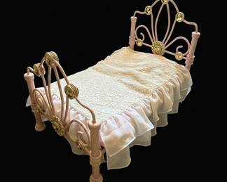 Vintage American Girl Rebecca's Bed and Bedding