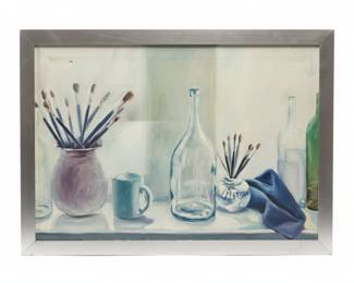 Still Life with Art Supplies