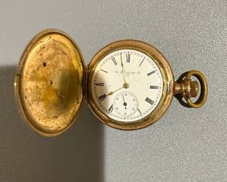 Elgin Gold-Filled Pocket Watch with Keystone Watch Case