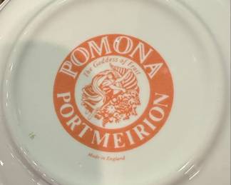 Portmeirion Pomona "The Elata Strawberry" and "The Reine Claude" Plum Bowls