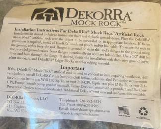 Dekorra Mock Rock Artificial Rock Enclosure