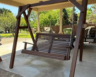 Outsunny Style Wooden Porch Swing