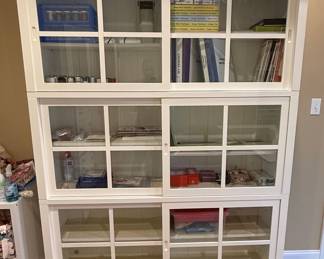 IKEA HAVSTA Glass-Door Cabinet, White