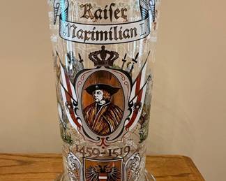 Kaiser Maximilian II Commemorative Beer Glass