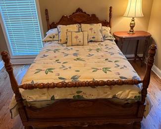 Victorian Style Walnut Bed Frame
