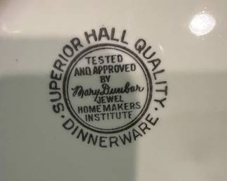 Hall Superior Quality "Autumn Leaf" Jewel Tea Dinnerware