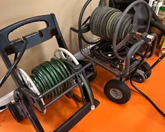 Hose Reel Cart with Pressure Washer