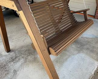 Outsunny Style Wooden Porch Swing