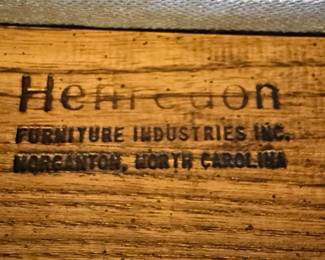 Henredon Furniture Industries Dining Table and Chairs