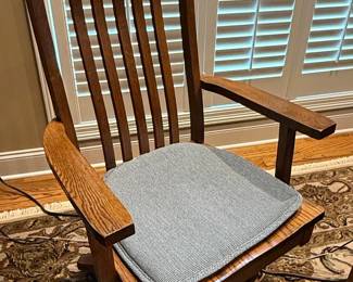 Mission Style Oak Chair