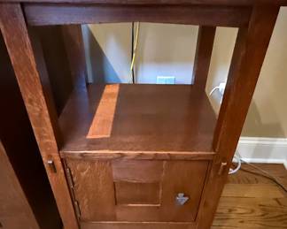 Arts and Crafts Mission Oak Smoker's Table