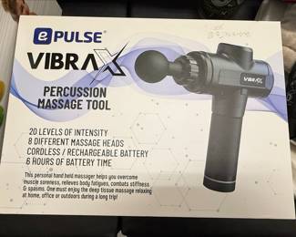 VibraX ePulse Percussion Massage Tool