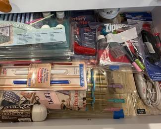 Sewing and Crafting Supplies Lot