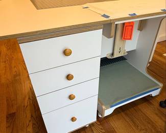 Horn of America Sewing Cabinet with Electric Lift