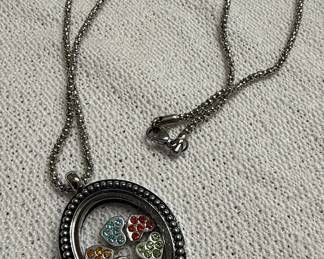 Floating Charm Locket Necklace Style
