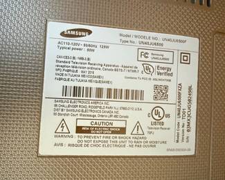 Samsung UN40JU6500F 40-Inch 4K UHD Smart LED TV