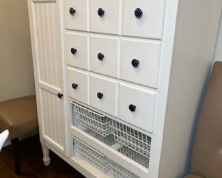 Cottage Style Storage Cabinet 