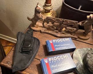 Real cool, vintage boots, Scrapper, and a little bit of ammo