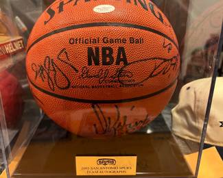 And this I believe this has the entire San Antonio Spurs team from 2003 on it!
