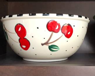 Vintage cherry bowl