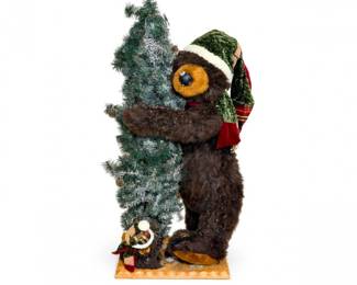 24 VintageDanDeeChristmasBearTreeDisplayLargeDecor