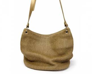 58 TheSakWovenKnitShoulderBagTanBohoHobo