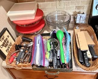 Some new unused Kitchen knives and more