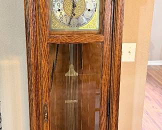 1990's Super clean Howard Miller working Grandfather Clock