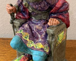 Pristine 1950's Royal Doulton LARGE King Figurine