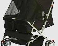 Stock photo of New in the box, double small Pet stroller
