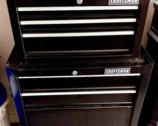 Like New Craftsman toolbox full of a variety of tools
