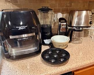 Air Fryer oven, Blender, toaster,  and more