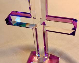 Unsigned Crystal Purple Cross