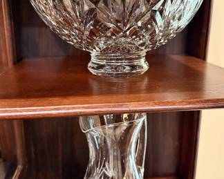 2 Excellent Waterford Crystal pieces, and part of a large group of Waterford, several with original boxes