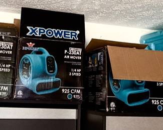 XPOWER drying fans in the original boxes