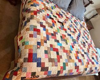 Great King Size quilt that was custom made as a gift to the family.
