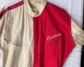 SILENT BID ITEM #2.  Extremely rare legendary Cotton Owens racing uniform
