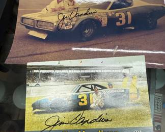 Jim Vandiver autographed photos