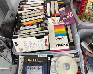 Many VHS tapes of old races