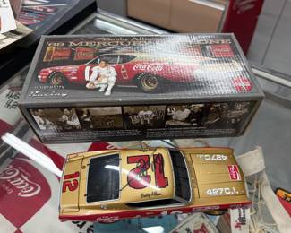 Bobby Allison autographed car