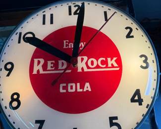 Original Red Rock Cola Pam Clock