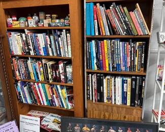 Large collection of racing books