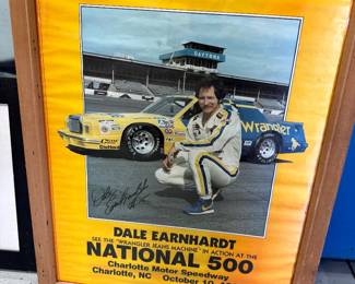 Dale Earnhardt signed picture