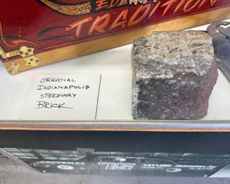 Brick from Indianapolis Speedway when it was the brickyard