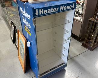 Vintage lighted cabinet