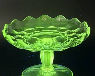 Fostoria Clear Glass Cheese Stand