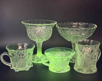 Antique Glass Lot